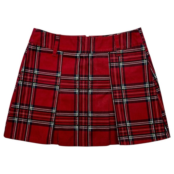 Vintage Y2K Dickies Plaid Mini Skirt - Picture 1 of 7